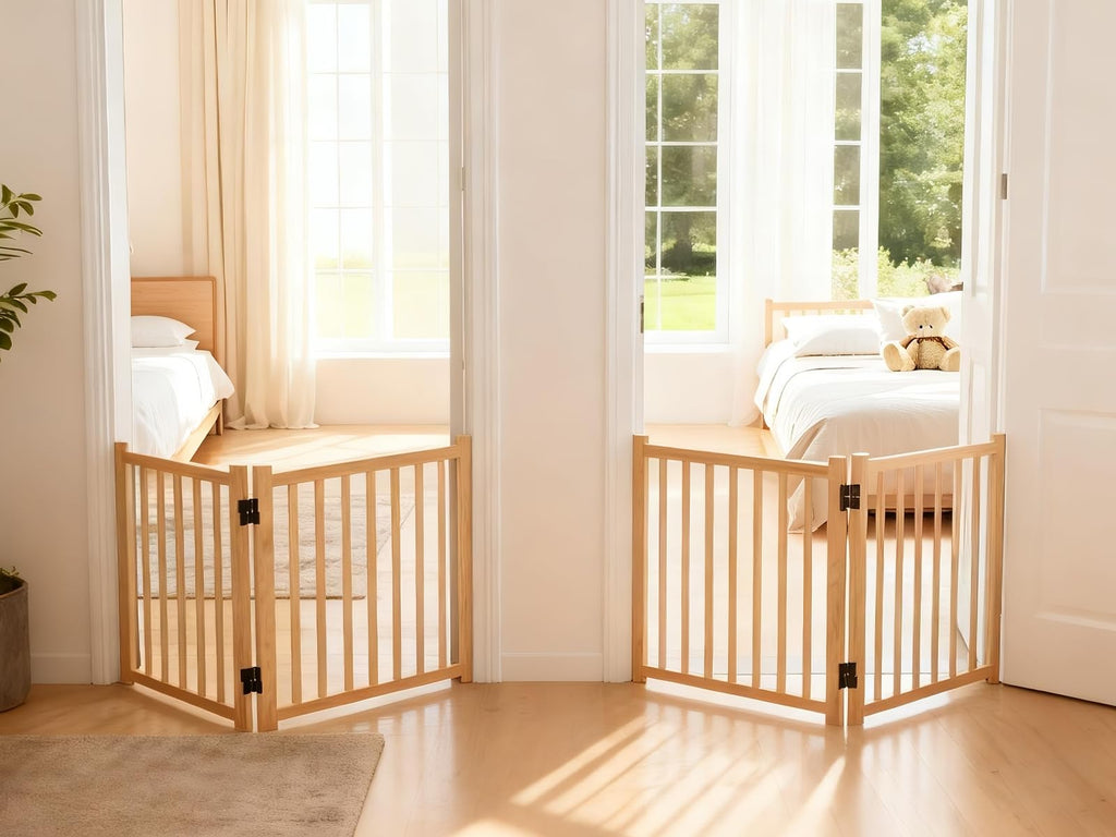 Wooden Step-Over Pet Gate