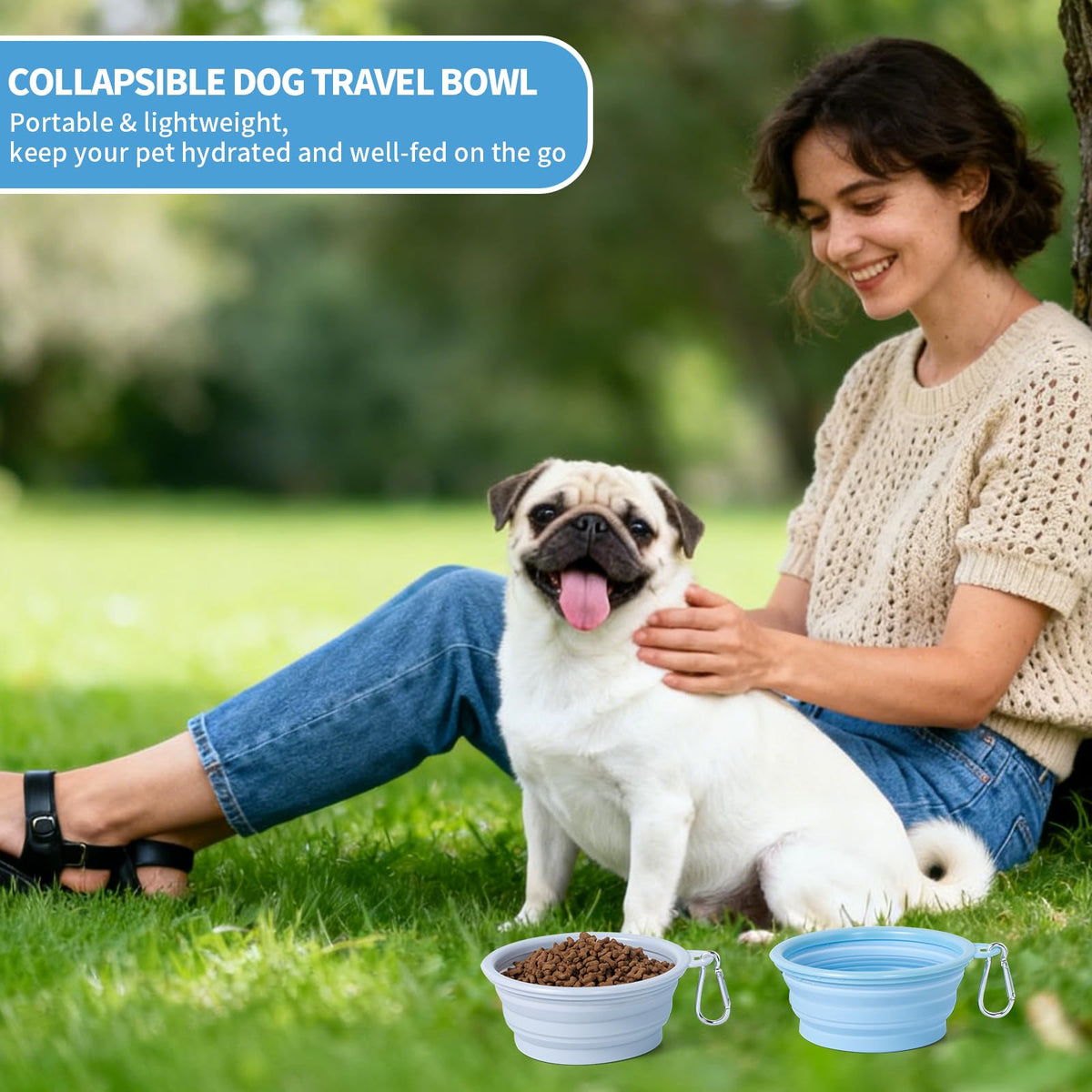 Collapsible Silicone Travel Bowls