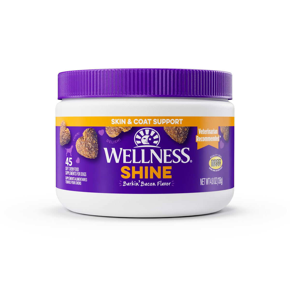 Skin & Coat Dog Supplement Chews