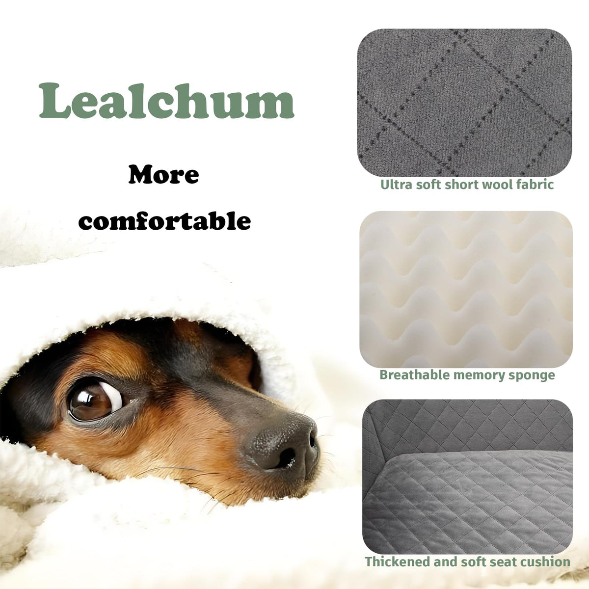 Washable Large Dog Car Seat