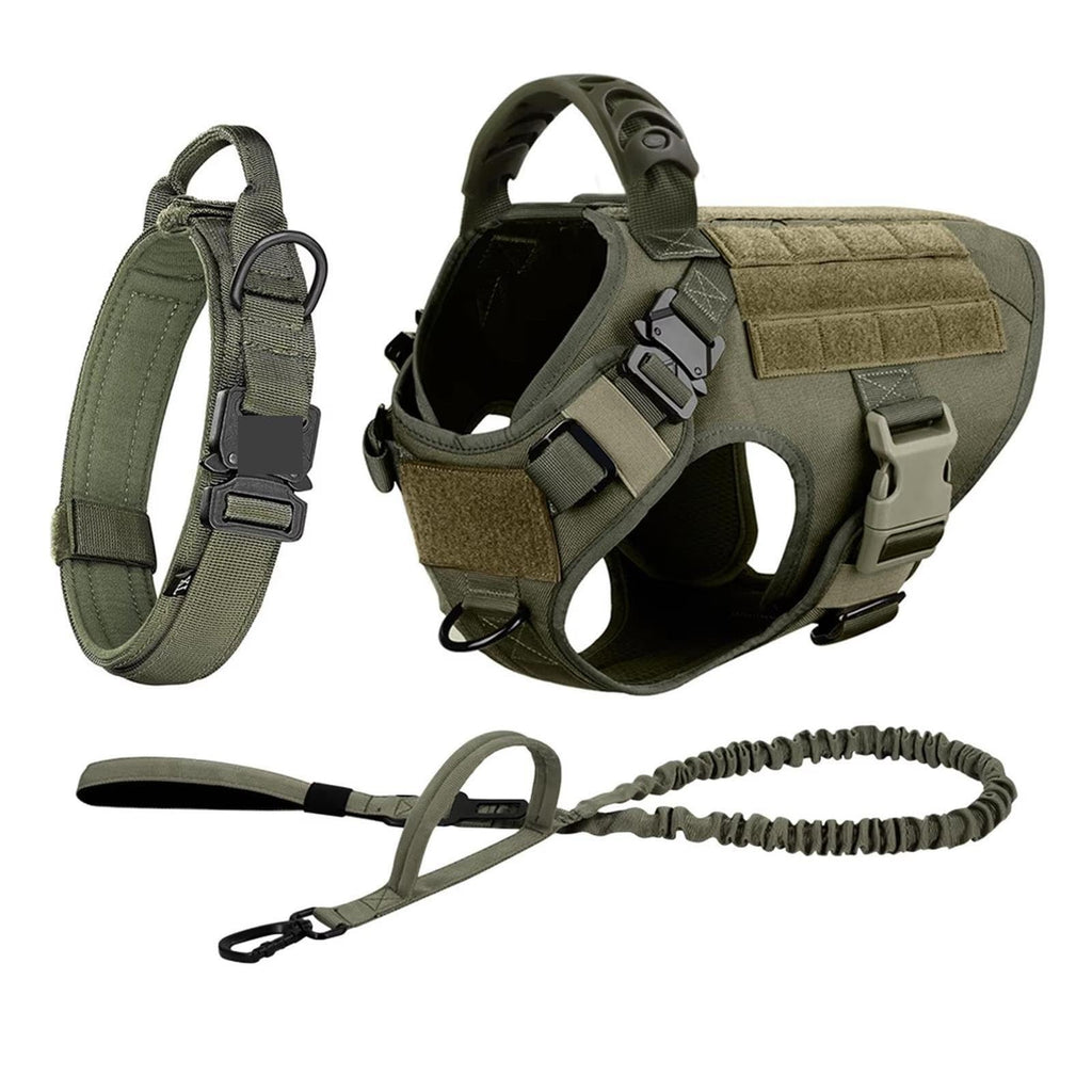 Adjustable Dog Harness, Collar & Leash Set