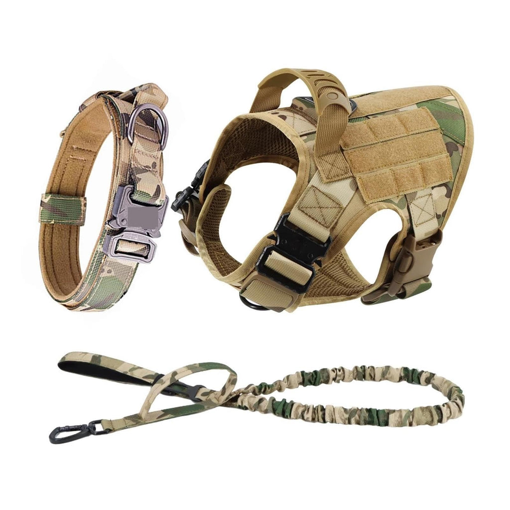 Adjustable Dog Harness, Collar & Leash Set