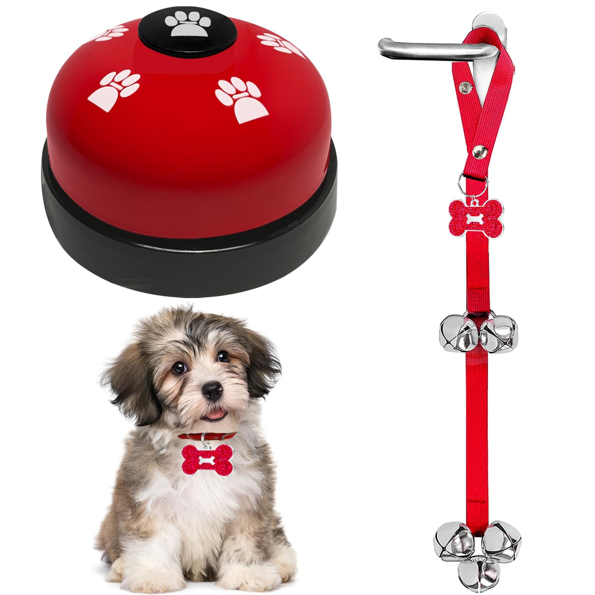 Dog Door Training Bells, 2 Pack