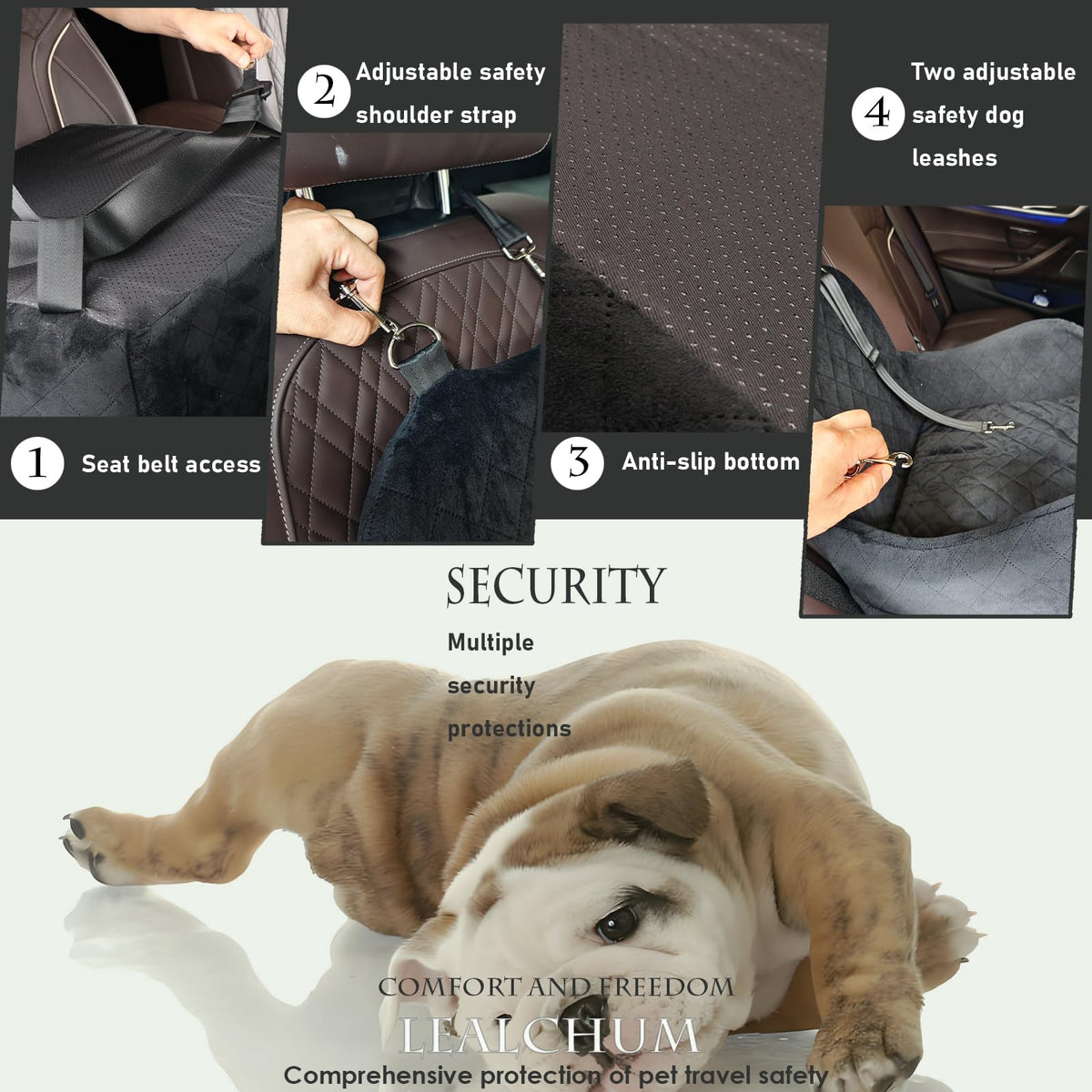Elevated Dog Booster Car Seat