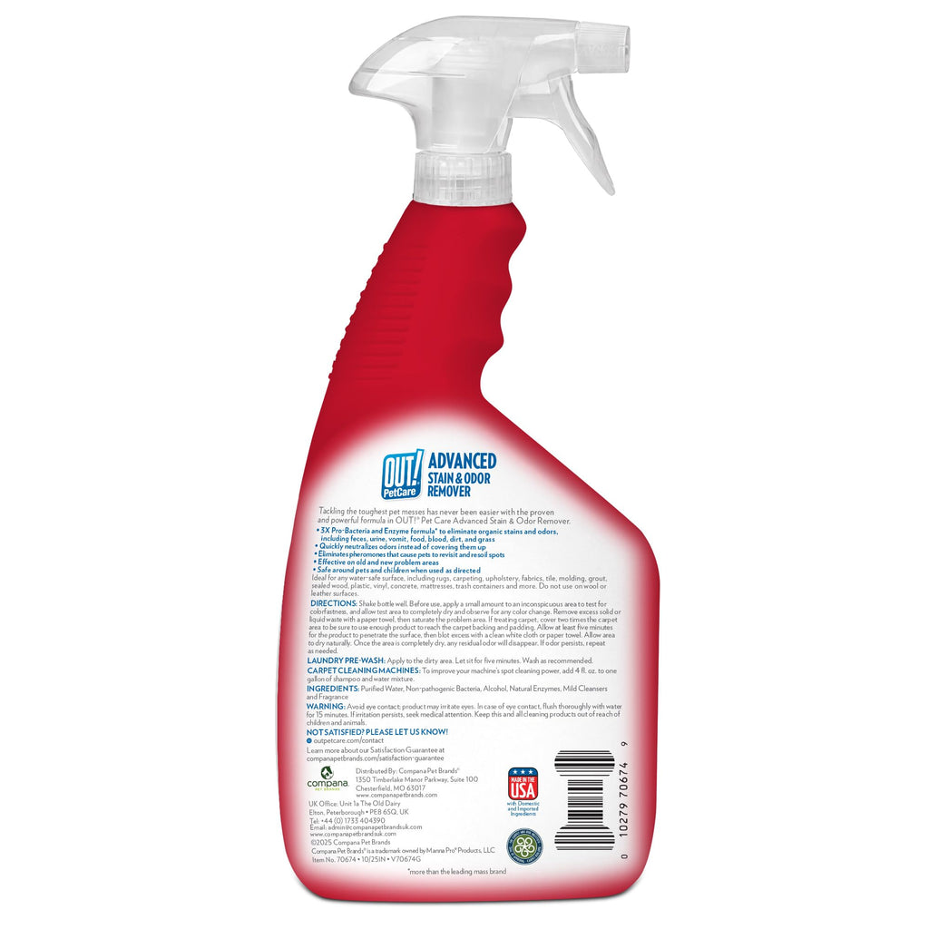 Pet Stain & Odor Remover Spray