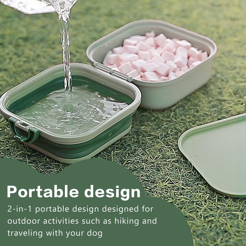 Collapsible Food & Water Travel Bowl