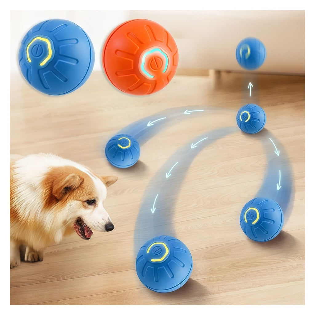 Self-Rolling Pet Play Ball