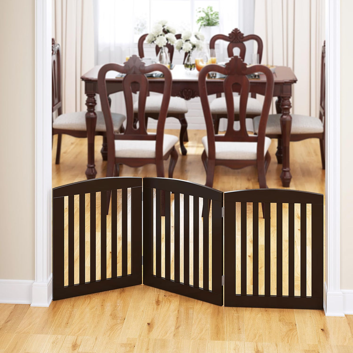Convertible Wooden Pet Gate