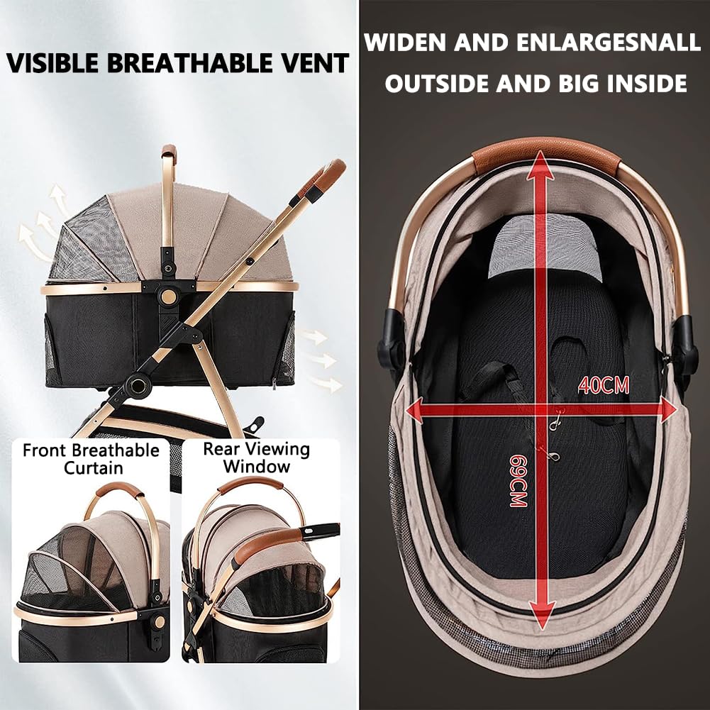 Convertible Pet Stroller & Carrier