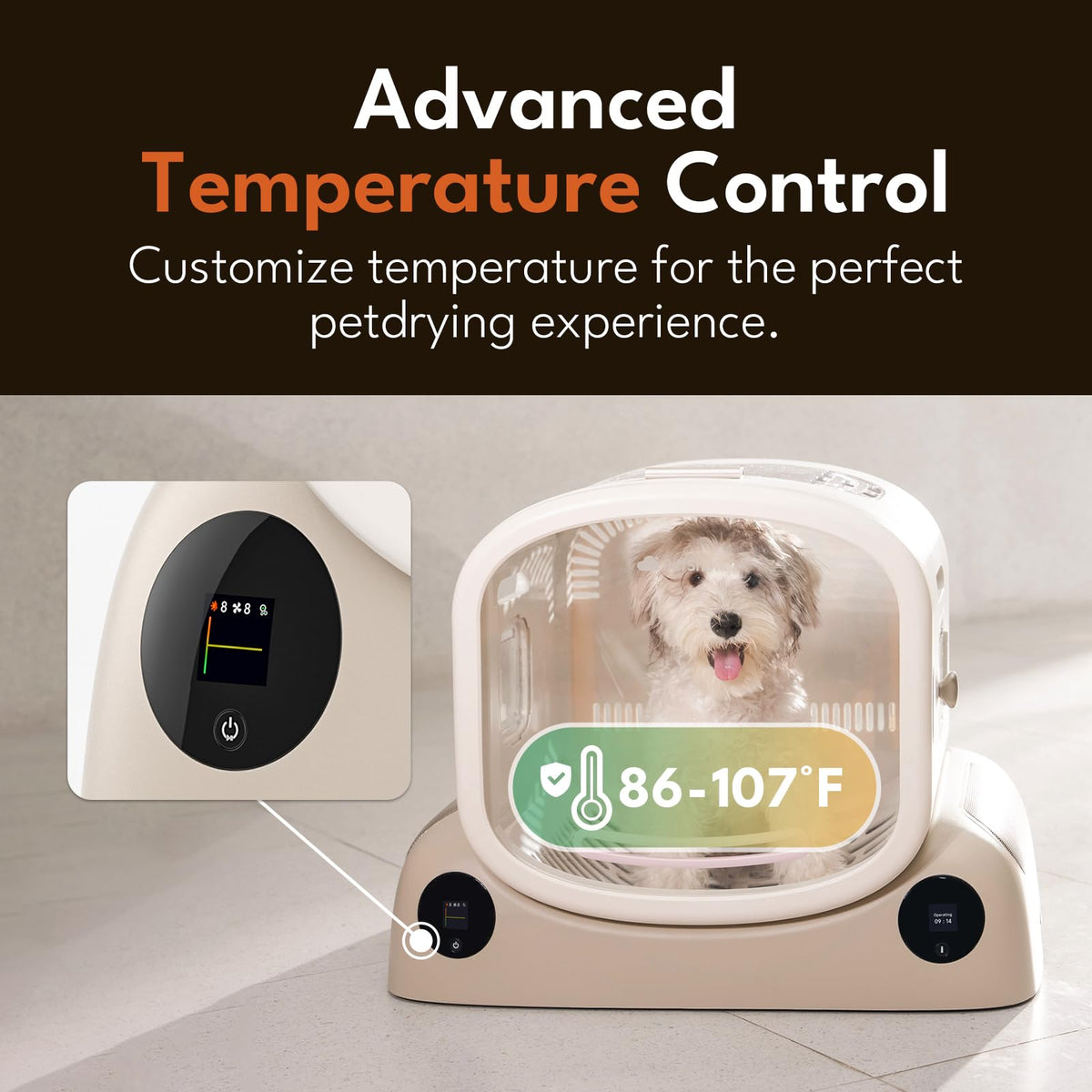 80L App-Controlled Pet Dryer Box