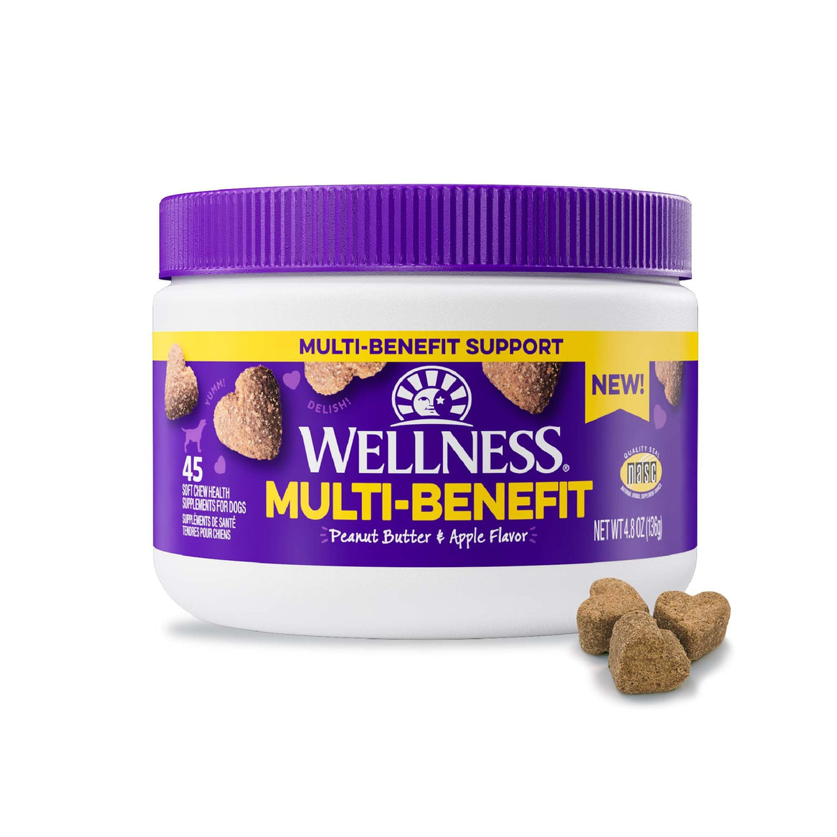 Skin & Coat Dog Supplement Chews