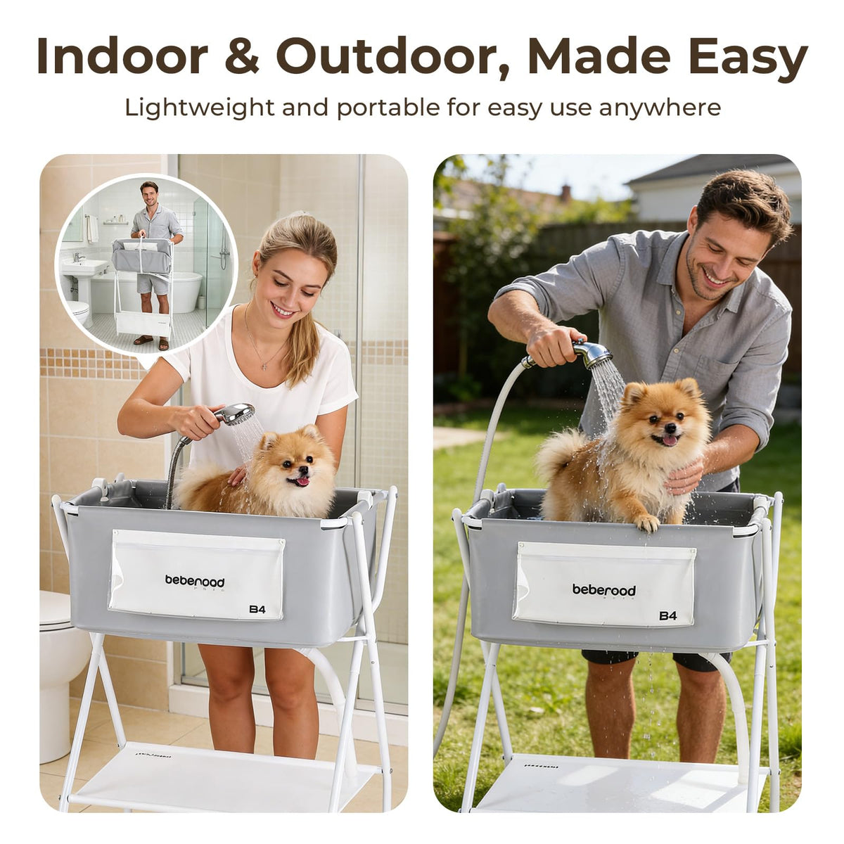 Collapsible Pet Bath Station