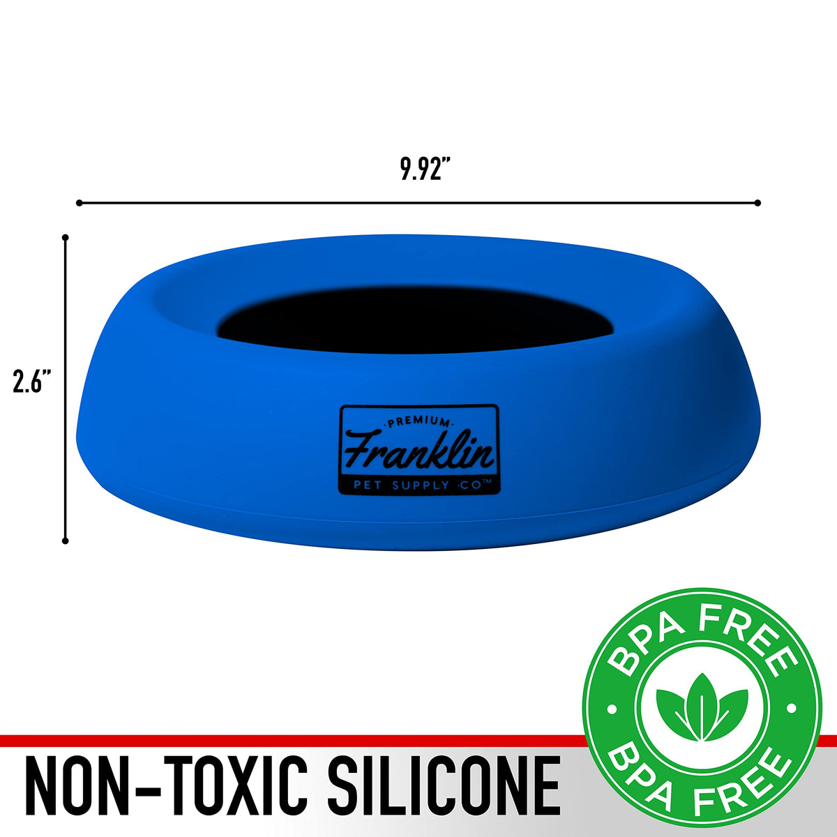 No-Splash Pet Travel Bowl