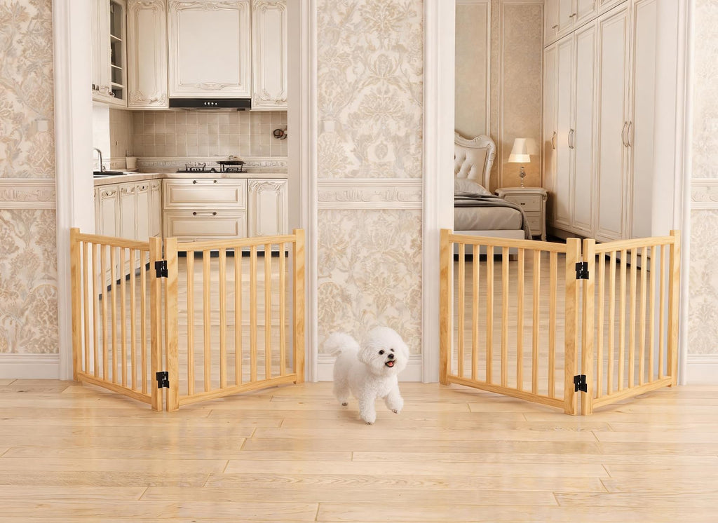 Wooden Step-Over Pet Gate