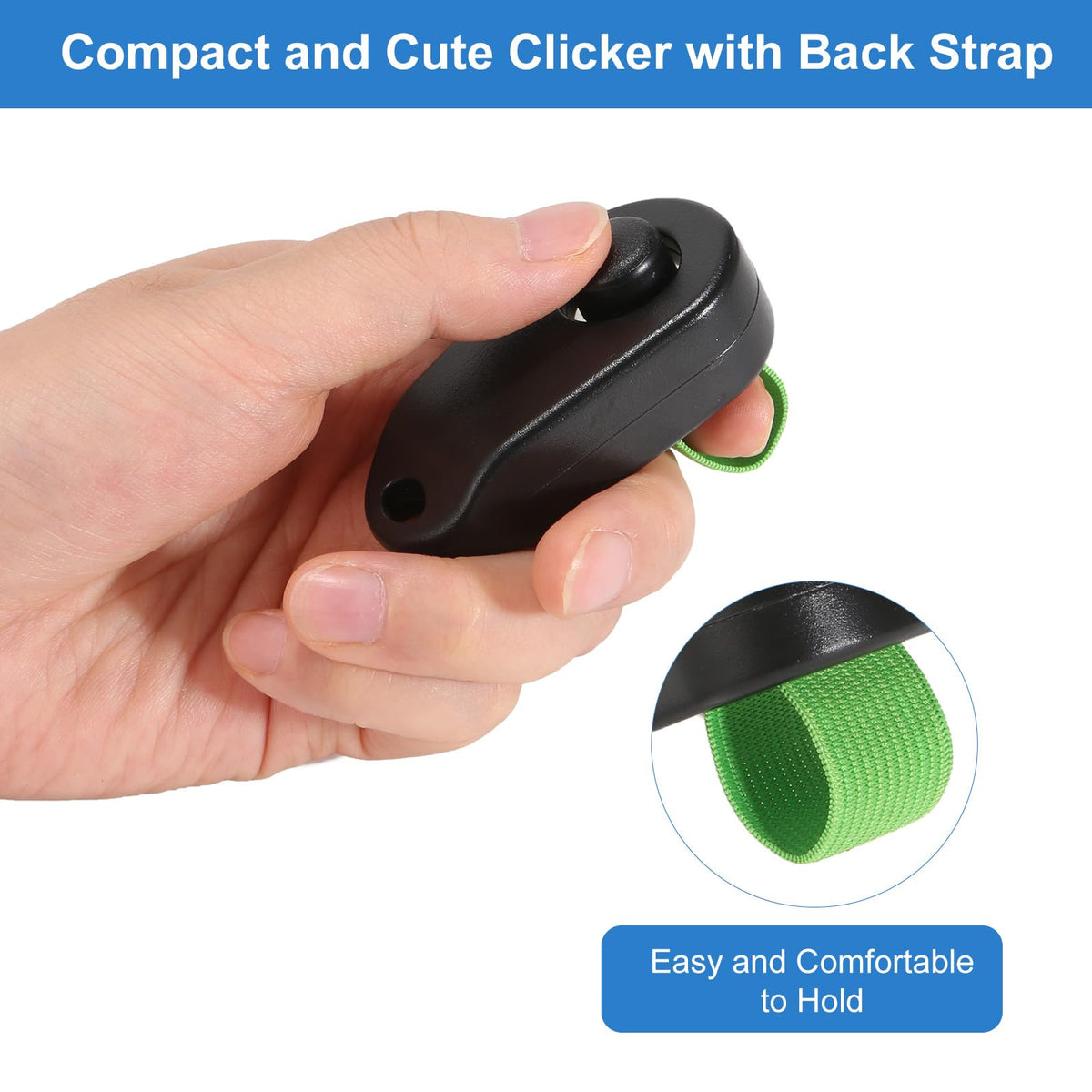 Finger-Ring Dog Training Clickers, 2 Pack