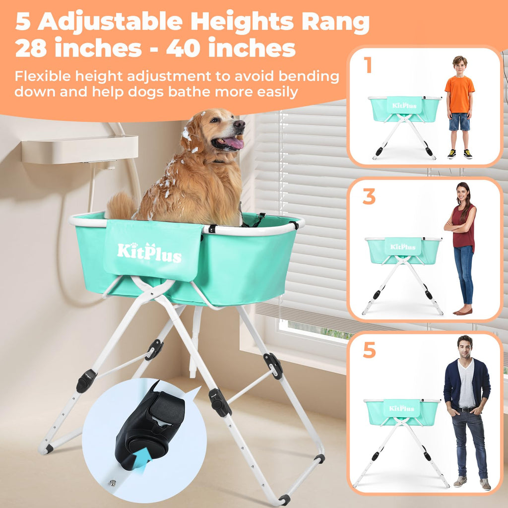 Adjustable Elevated Pet Bath