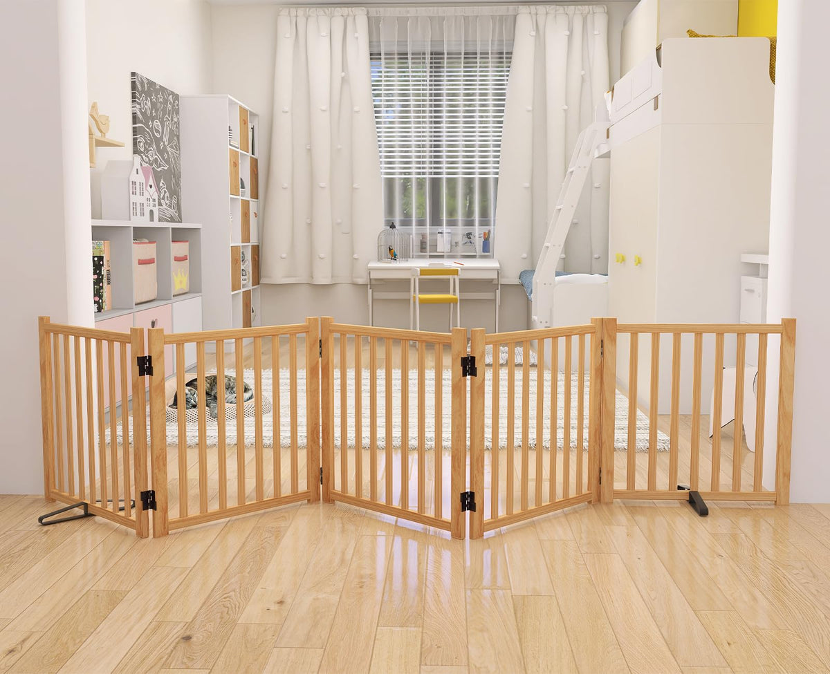 Wooden Step-Over Pet Gate
