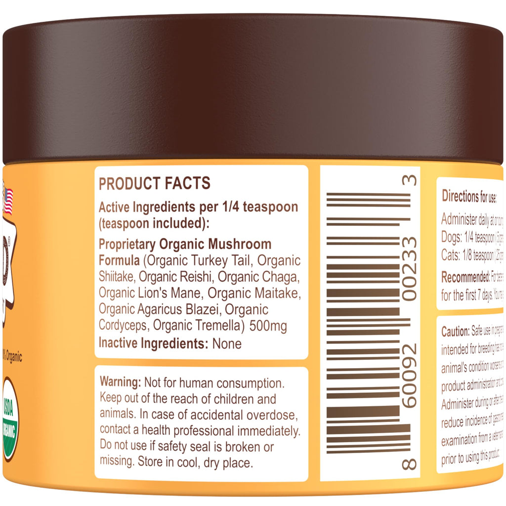 Mushroom Blend Pet Supplement