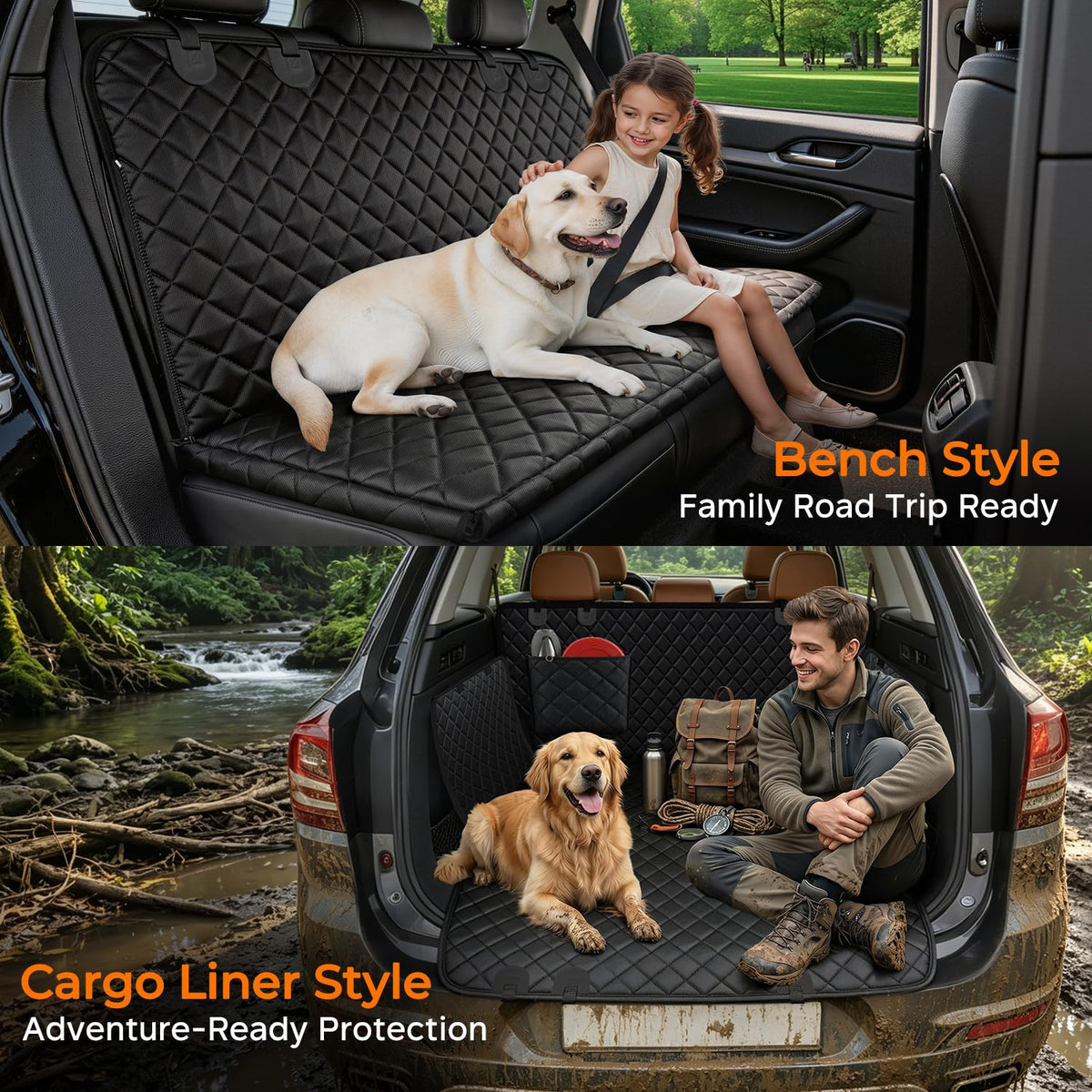 Waterproof Dog Car Seat Cover