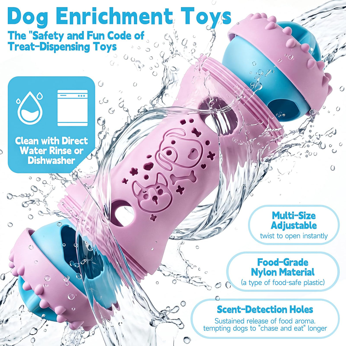Treat-Dispensing Dog Puzzle