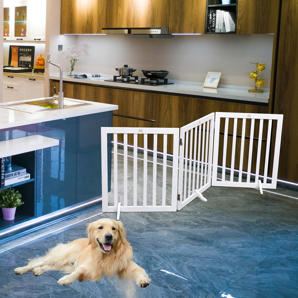 3-Panel Freestanding Pet Gate