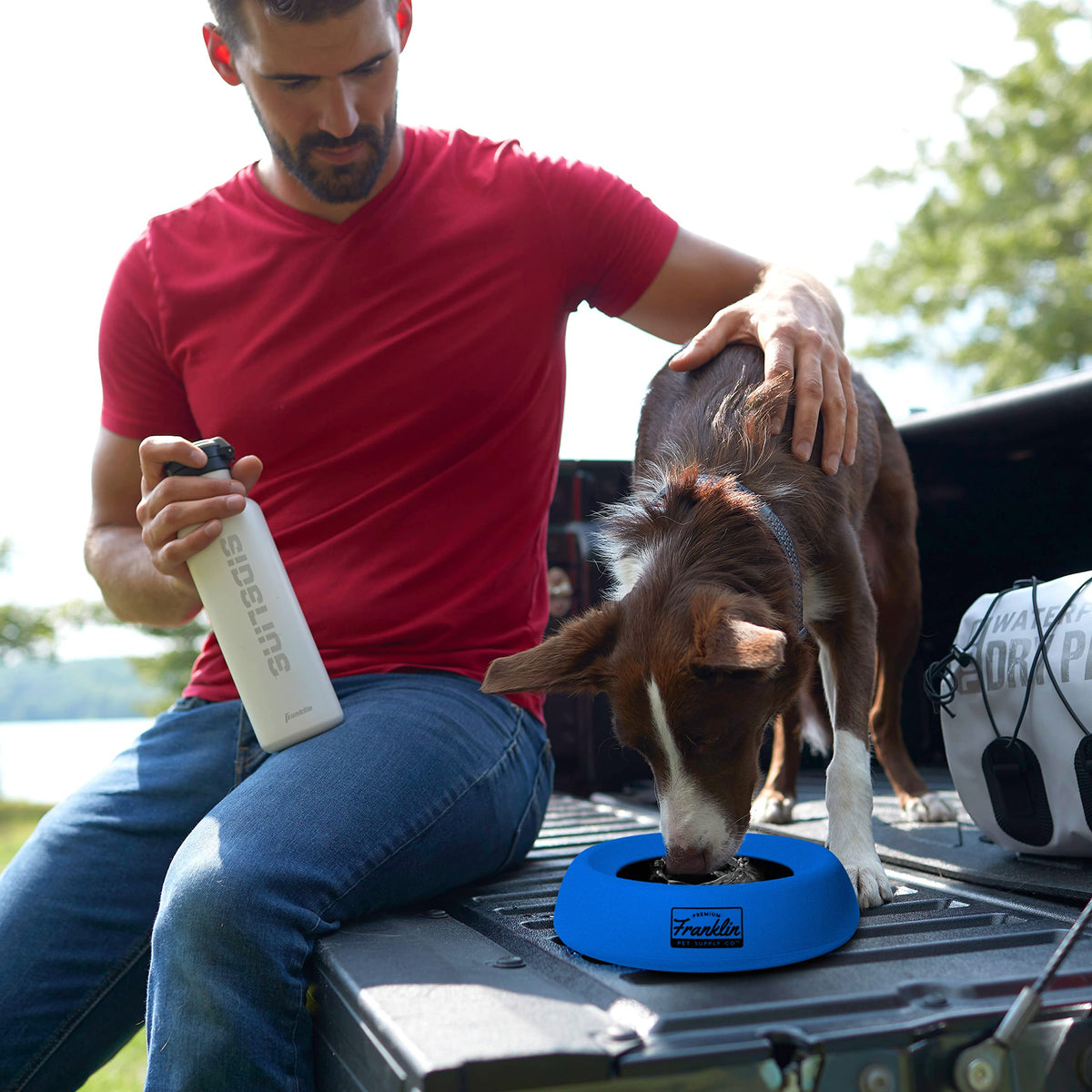 No-Splash Pet Travel Bowl