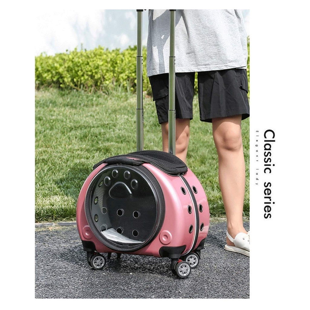 Rolling Pet Carrier Backpack