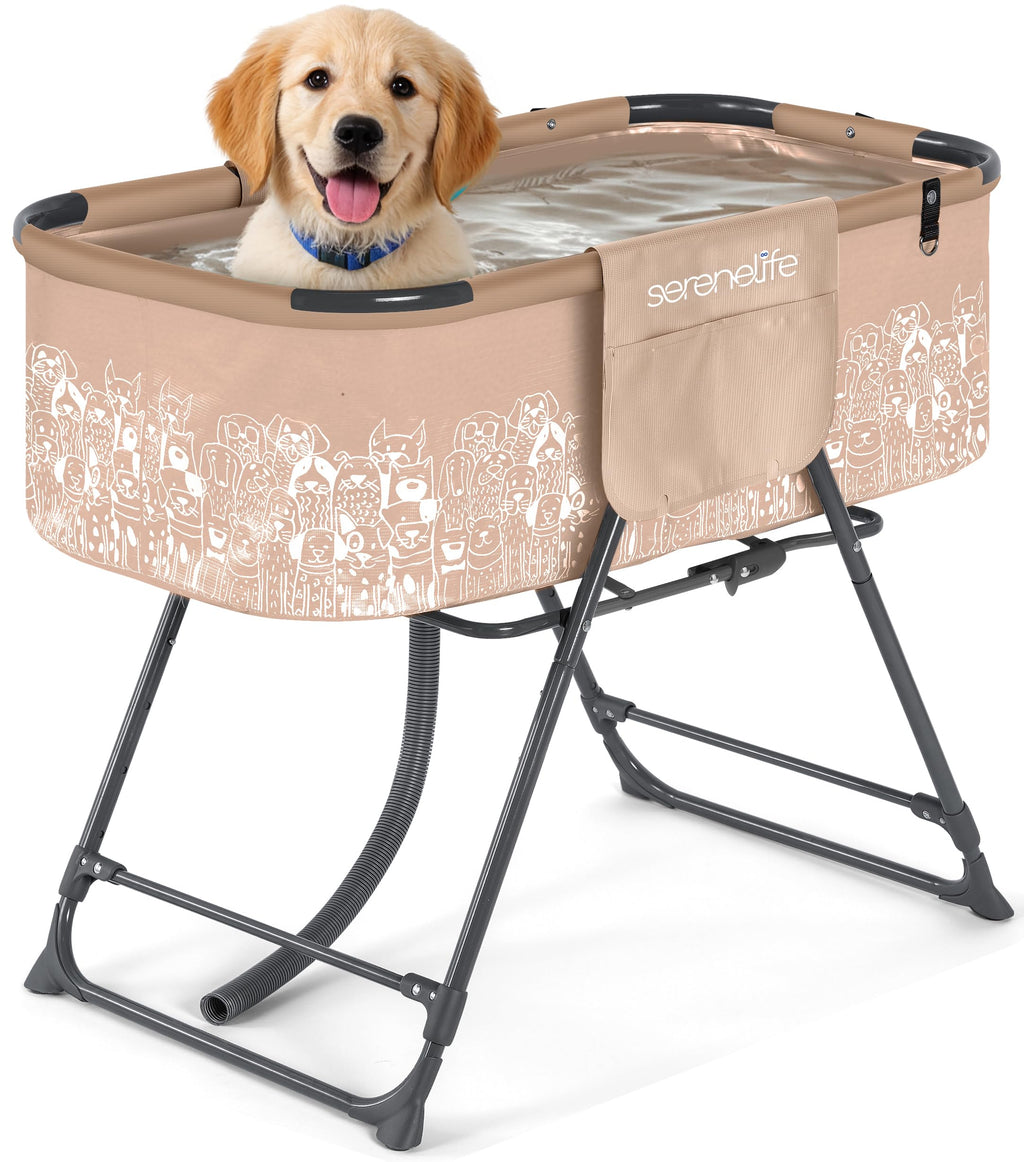 Foldable Elevated Dog Bath