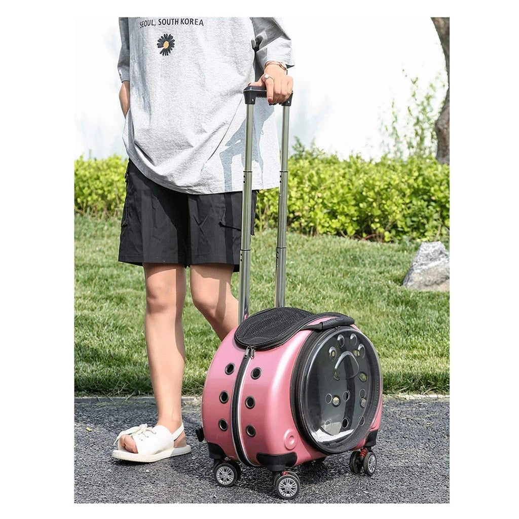 Rolling Pet Carrier Backpack