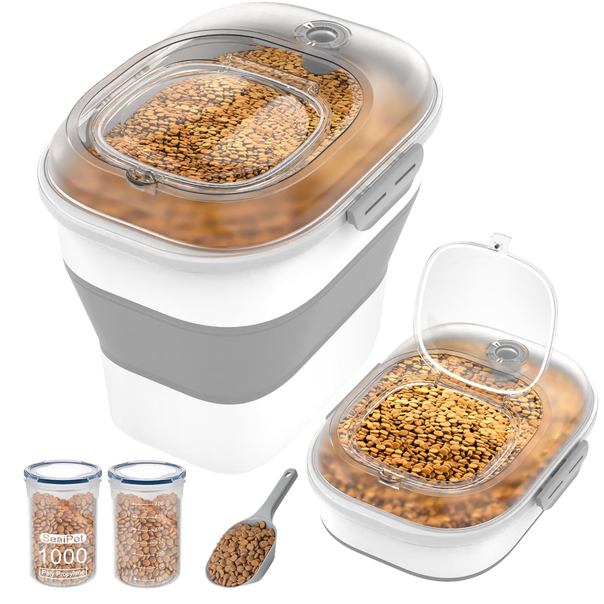 Collapsible Dry Pet Food Bin