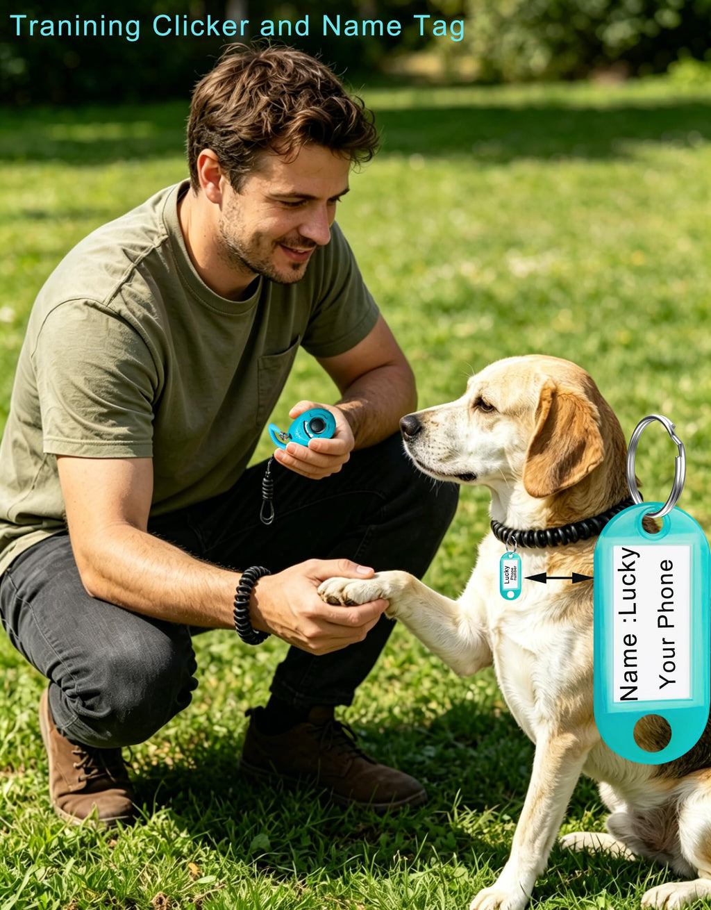 Wrist-Strap Pet Training Clickers