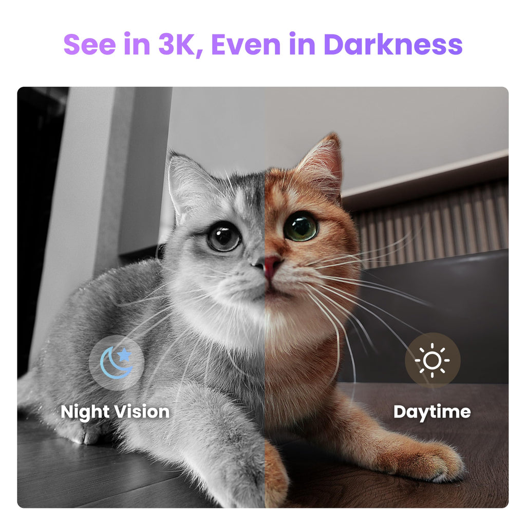 Mobile 3K Pet Camera Robot
