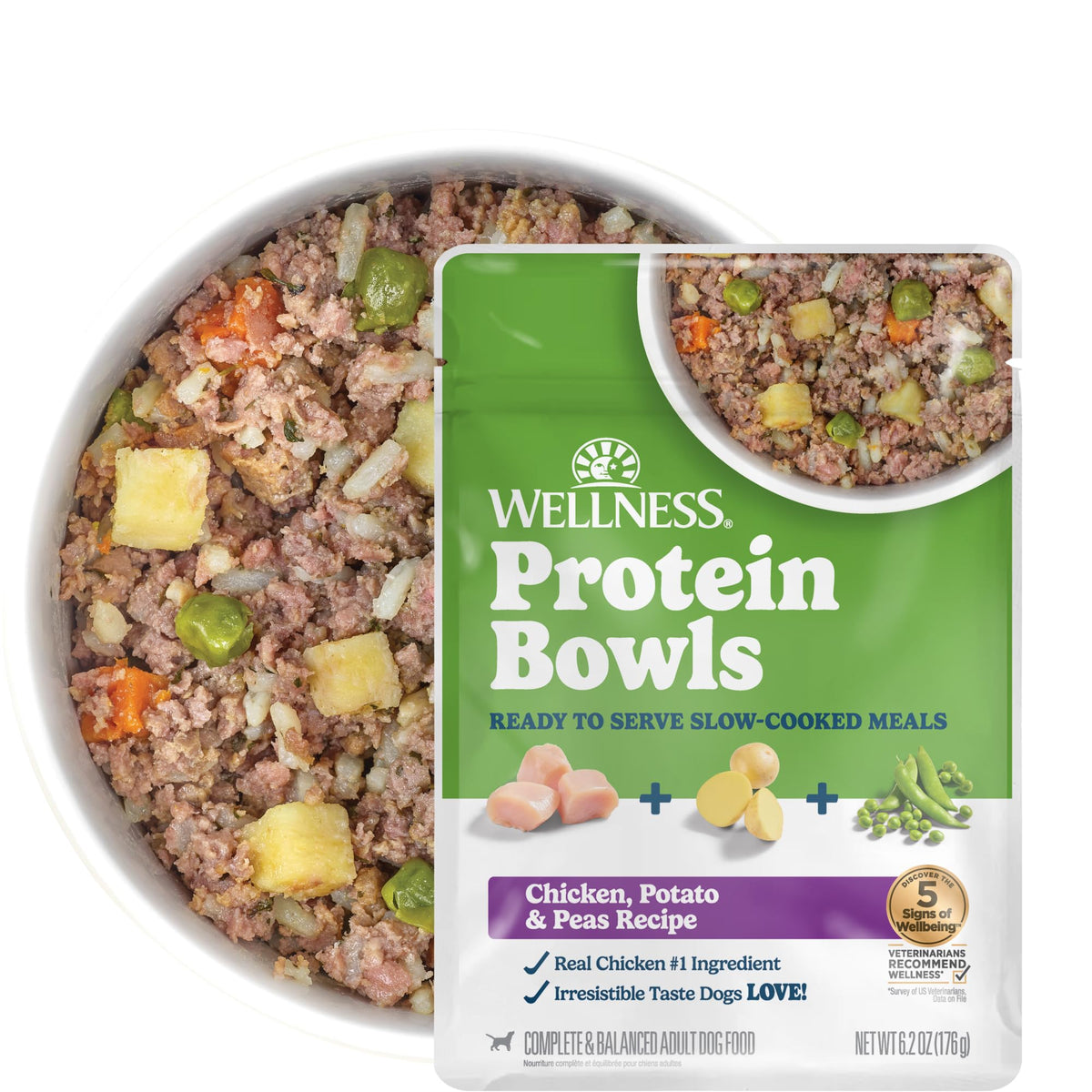 Chicken & Grain Wet Dog Food, 6 Pack