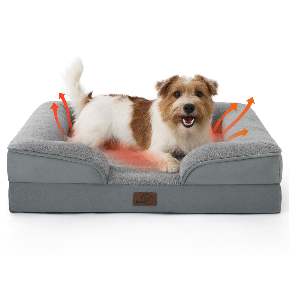 Bolstered Foam Dog Bed