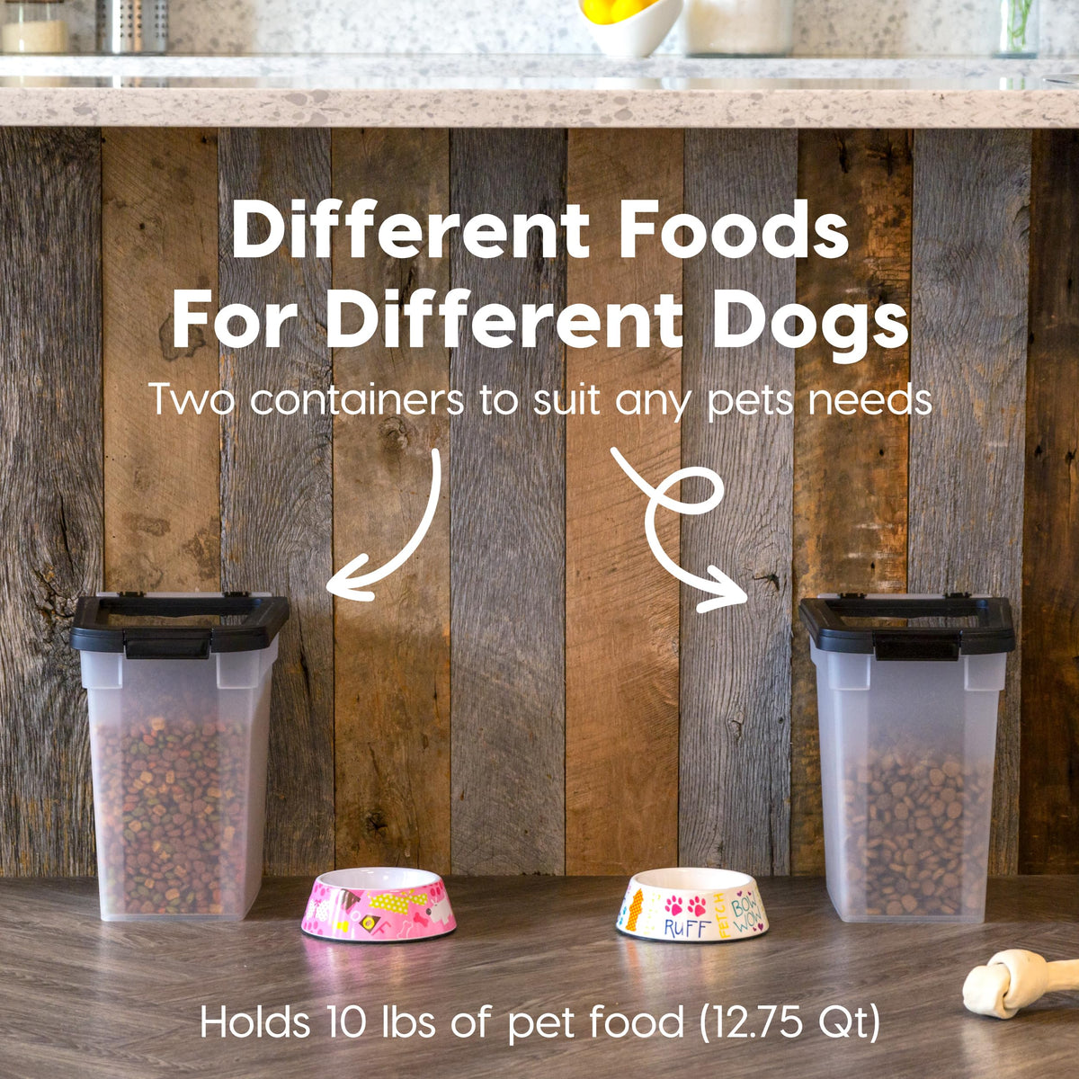 Airtight Pet Food Bin Set